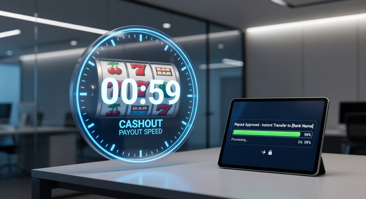 Digital clock showing fast-ticking seconds against a backdrop of casino chips and online banking icons, symbolizing urgent payout timelines