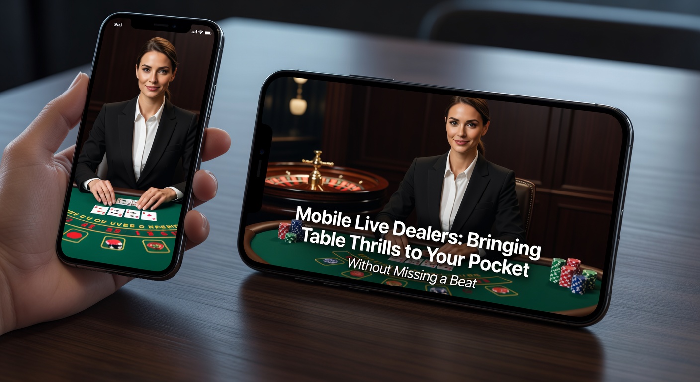 Smartphone displaying a live roulette game in progress, with a stylish dealer spinning the wheel and mobile betting options overlaid crisply on screen