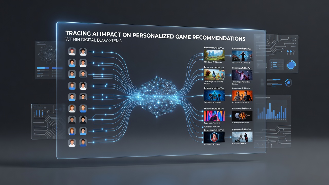 Player dashboard displaying AI-curated slot and table game suggestions