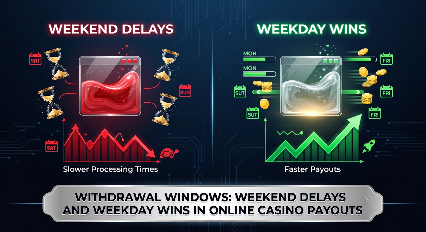 Graph showing payout processing times with peaks on weekends and dips mid-week